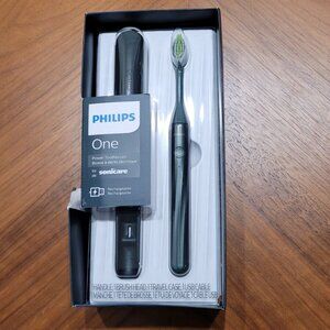 Philips One Rechargeable Toothbrush - Black Electric Travel Toothbrush - NWT